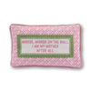 Furbish Studio - Mirror Mirror Needlepoint Pillow