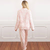8 Oak Lane - Pink Bow Toile Luxe Long PJ Set: M
