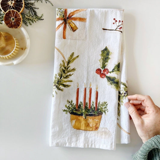 emily lex studio - Yuletide tea towel