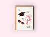 The Shelley Society - To One Fab Grad Graduation Fashion Stylish Greeting Card