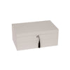 Stackable High-Gloss Jewelry Box: White