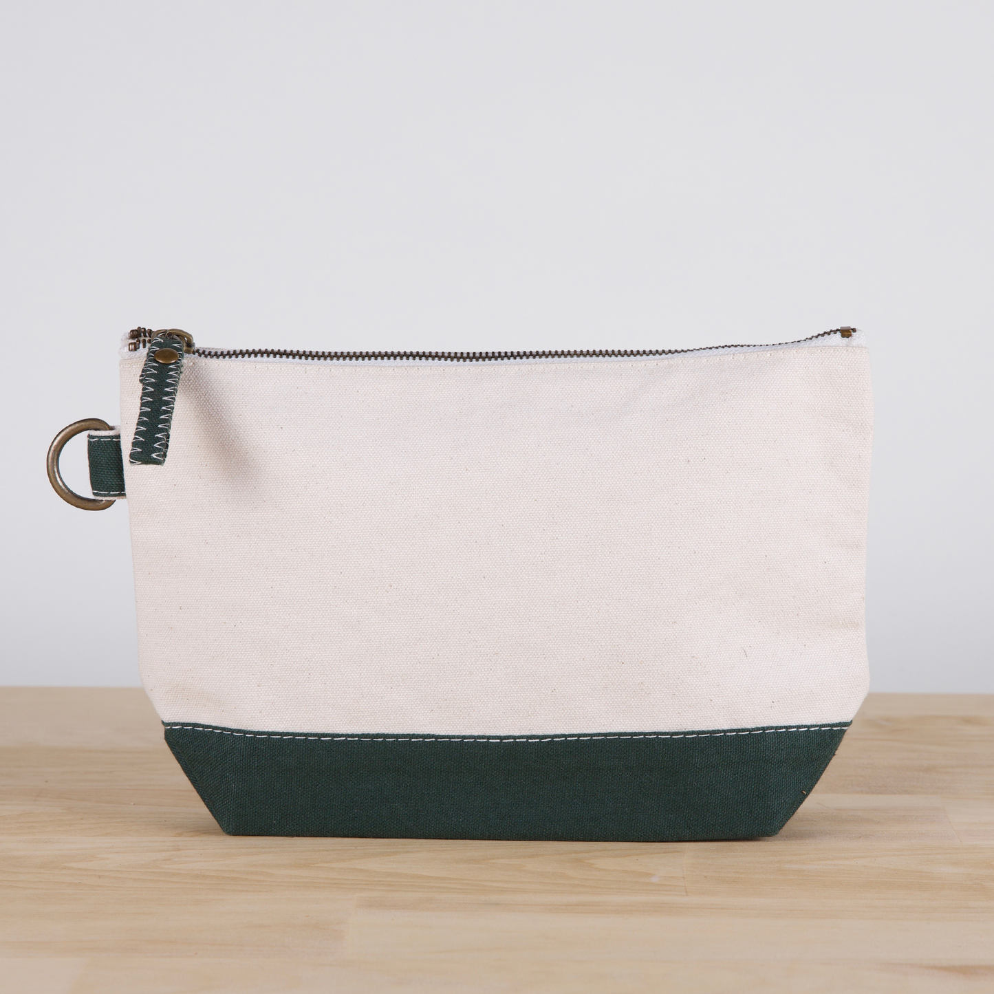 ShoreBags - All In Zip Top Pouch: Natural / No Monogram