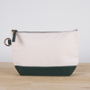 ShoreBags - All In Zip Top Pouch: Natural / No Monogram
