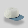 Blank Rope Hats - Perforated Bone-Steel Blue / Navy Rope