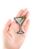 Field Trip Threads - Martini Embroidered Patch | Cocktail Lover Iron On Patch