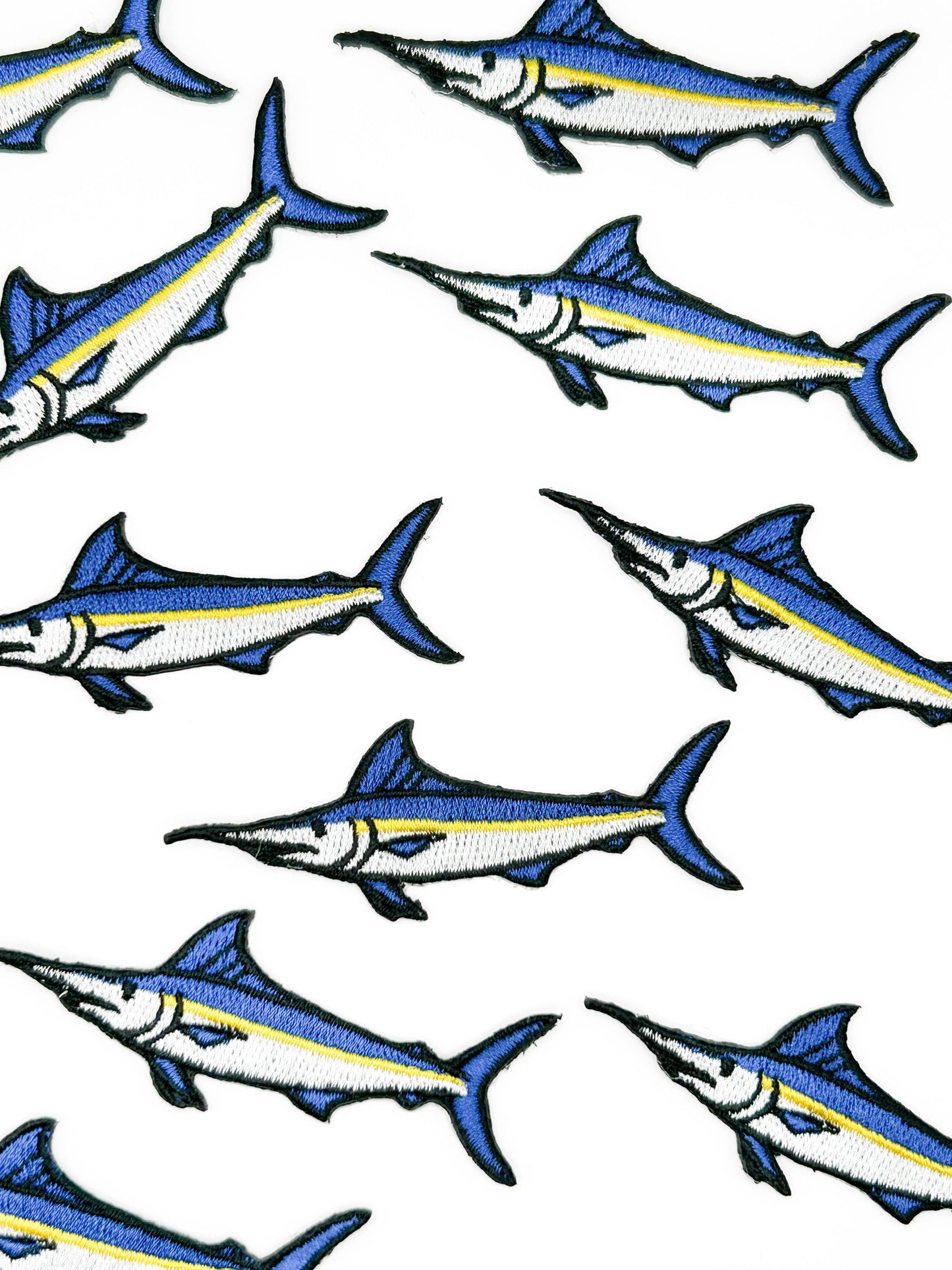 Field Trip Threads - Marlin Embroidered Patch – Swordfish Patch, Sport Fishing