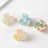 Fashion City - Colorful Pearlized Assorted Mini Claw Hair Clip: ASSORTED / ONE SIZE