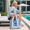 Case-Mate Carolina Blue Crochet Wave Jelly Tote Bag