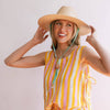Sunshine Tienda - Turquoise Hand-Woven Hat Band - BAND ONLY