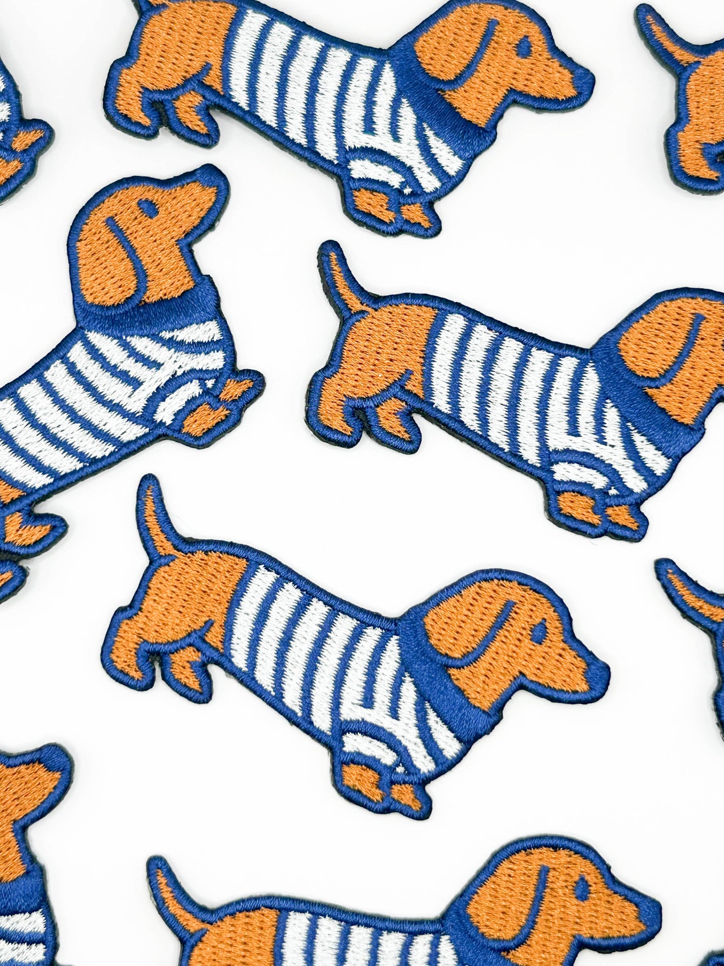 Field Trip Threads - Dachshund Embroidered Patch Dog in Sweater Patch Cute Wiener