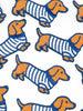 Field Trip Threads - Dachshund Embroidered Patch Dog in Sweater Patch Cute Wiener