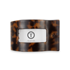 TELETIES - Flat Rectangle Hair Clip | Medium | Tortoise