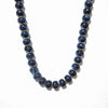 Savvy Bling - Fall Marble Beaded Statement Necklace Waterproof: Burgundy Swirl- Barrel