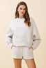 TCEC - CT7976-Dropped Shoulder Sweatshirt : Baby Pink / S