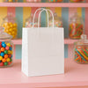 Nashville Wraps - White Kraft Retail Paper Shopping Bags: 100 Pack / Vogue 16x6x12.5"