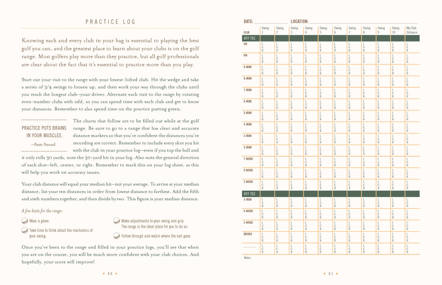 Chronicle Books - Ultimate Golf Journal