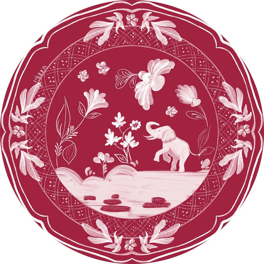 Crimson Elephant Paper Plates