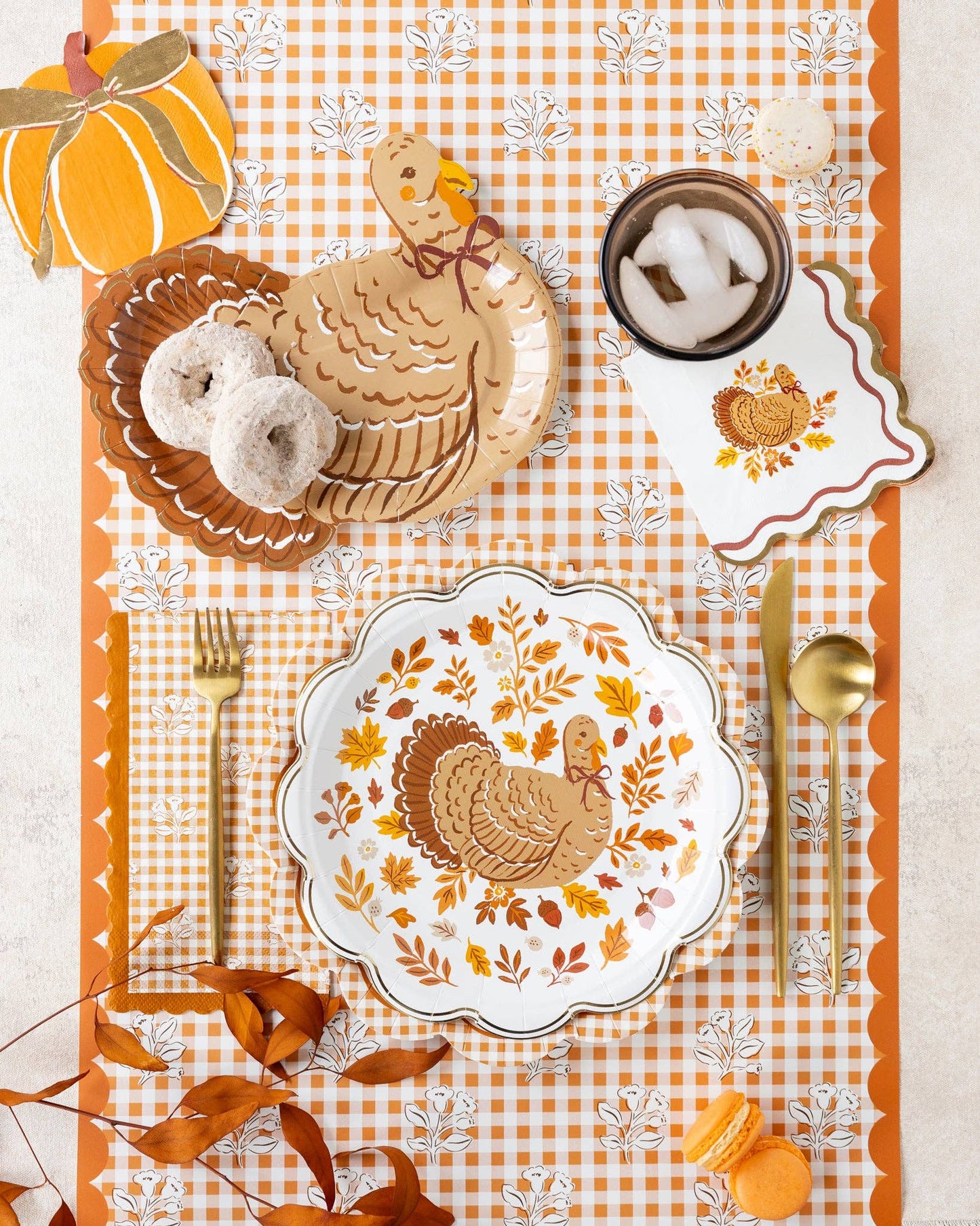 My Mind’s Eye - HRV1341 - Turkey Foliage Paper Plates