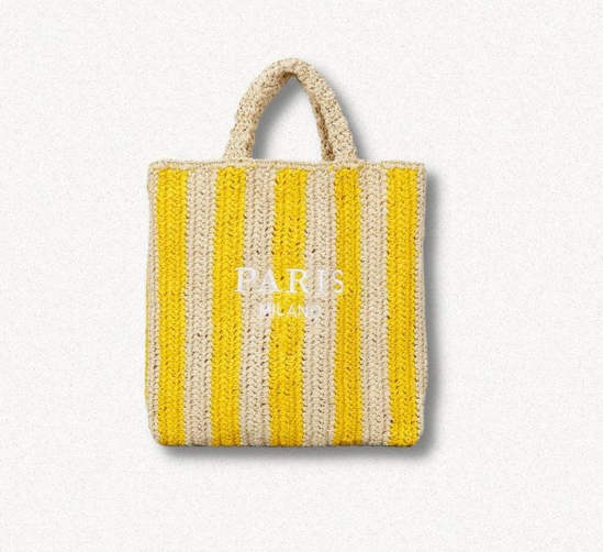 Malibu Sugar - Woven Raffia Tote Bags - 4 colors: Blue