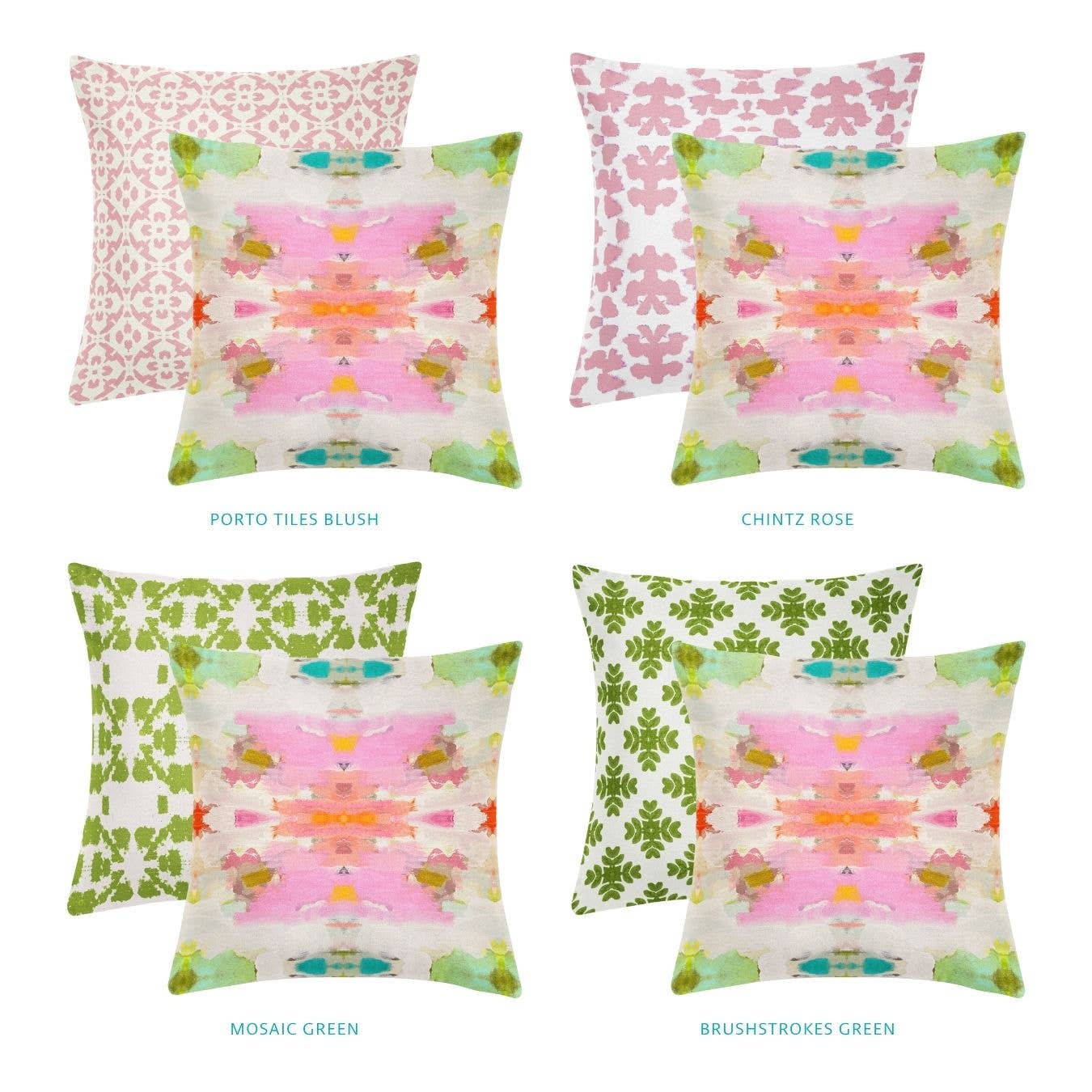 Laura Park Designs - Giverny Decorative Pillow: 26" x 26" Euro