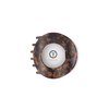 TELETIES - Tortoise | Medium | Flat Circle Hair Clip