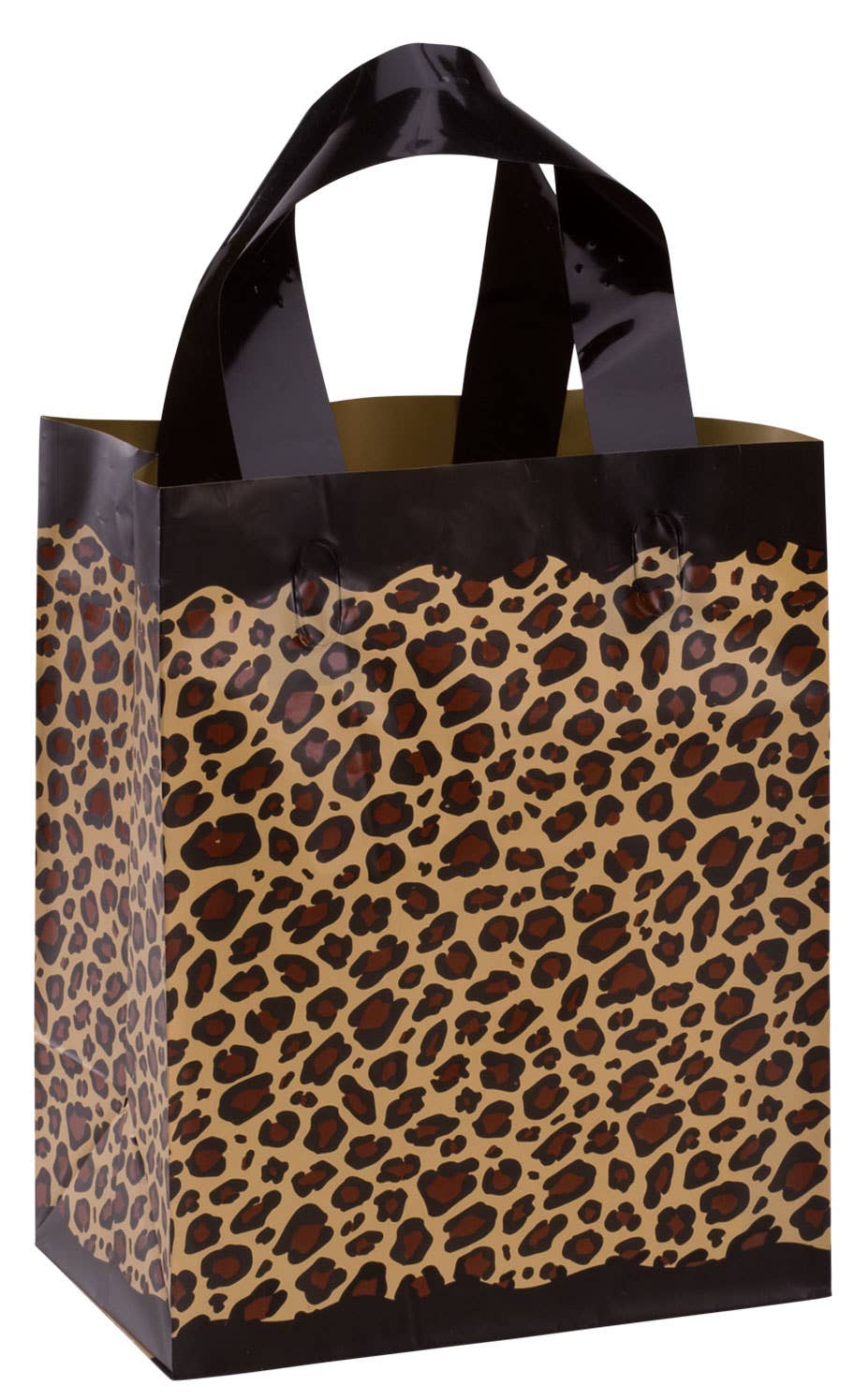 Store Supply Warehouse - Frosted Retail Shopping Bags: Clear / Case of 100 / Medium