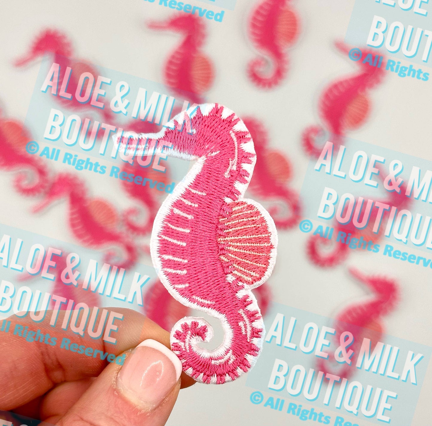 Aloe and Milk Boutique - Sea Horse Patch, Summer Patches, Beach Patch, Ocean Patches