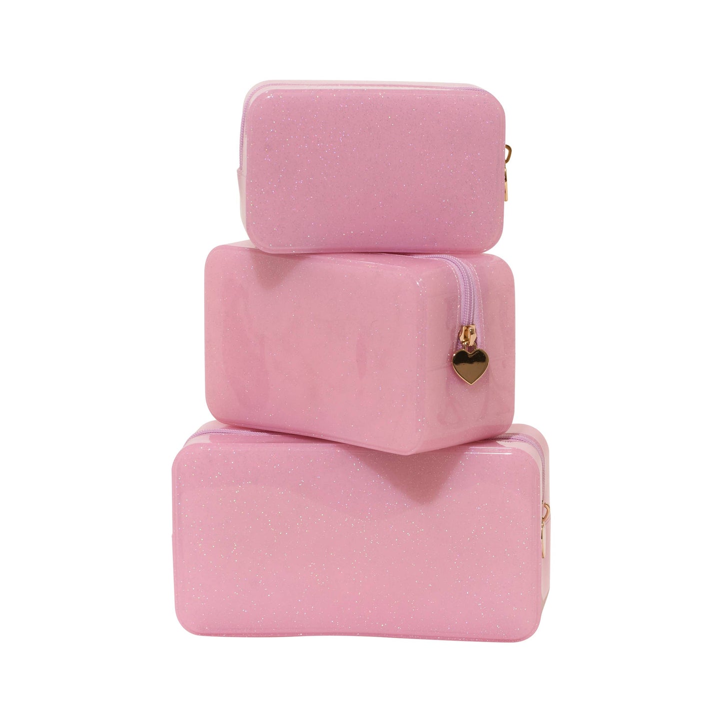 Malibu Sugar - Malibu Jelly Glitter Pouch Collection - Light Pink: Medium