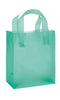 Store Supply Warehouse - Frosted Retail Shopping Bags: Clear / Case of 100 / Medium