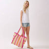 Palm Beach Stripe Tote Bag
