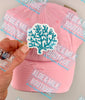 Aloe and Milk Boutique - Coral Turquoise Patch, Coral, Ocean Patches, Beach Patches