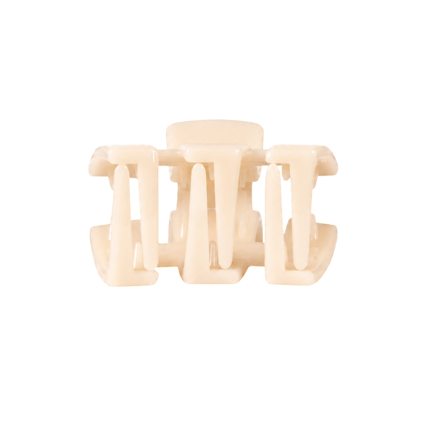 TELETIES - Classic | Almond Beige | Petite | Claw Clip