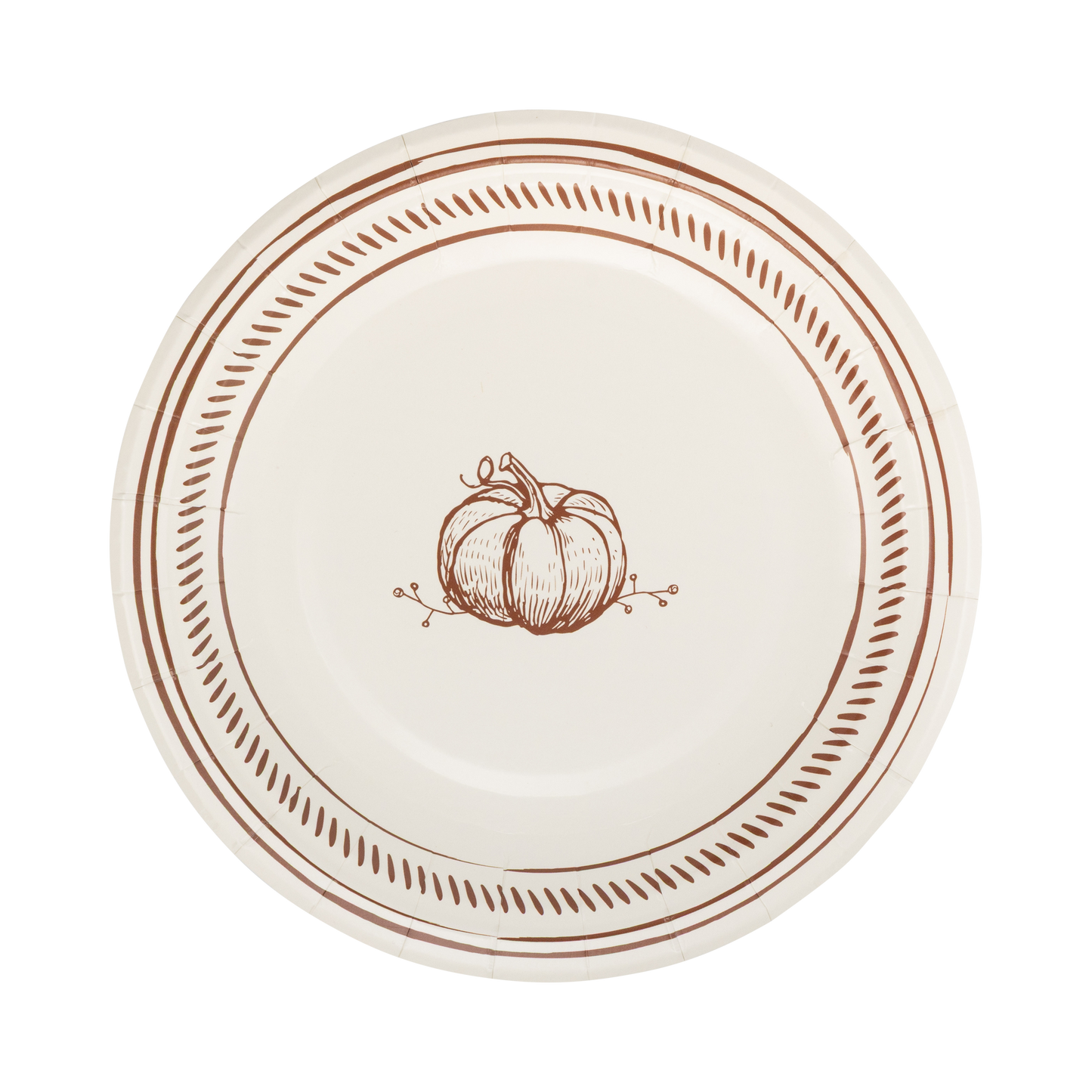 My Mind’s Eye - GTH1340 - Pumpkin Line Art Paper Plates