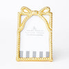 8 Oak Lane - Gold Bow 4x6 Picture Frame