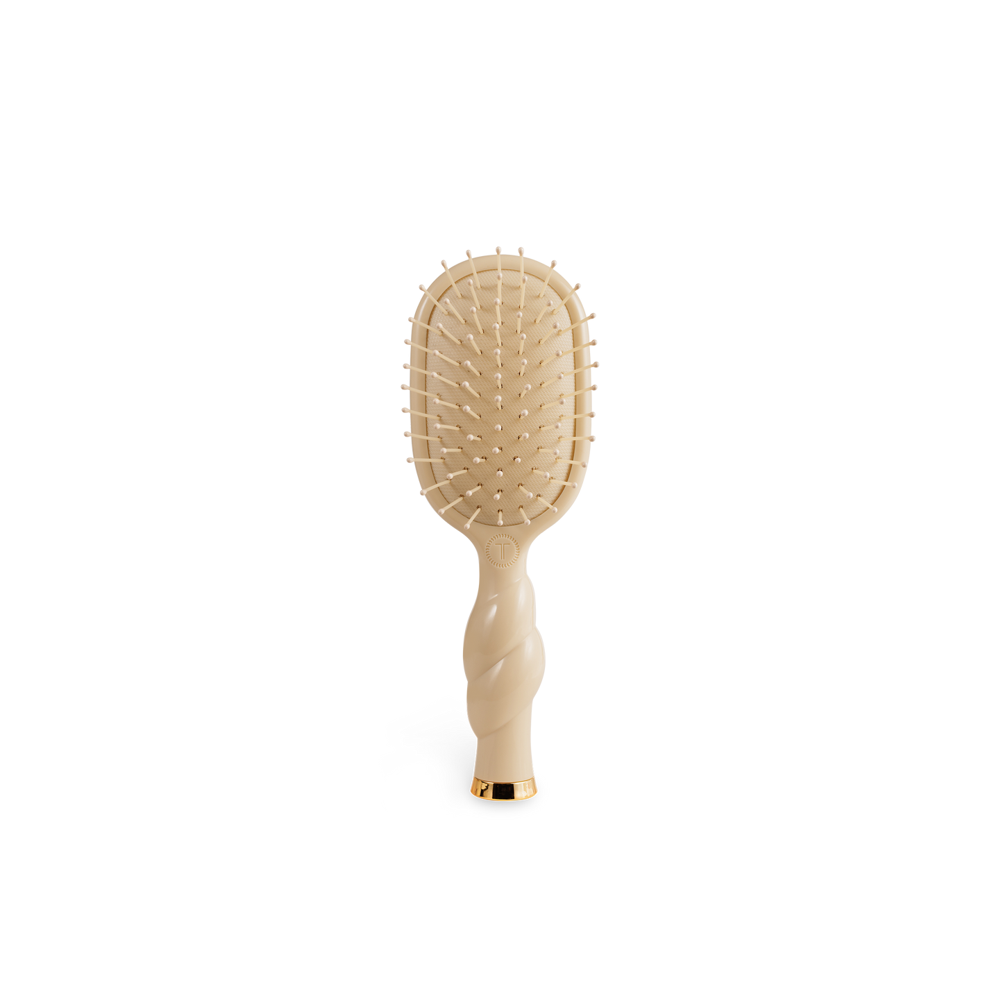 TELETIES - Mini Detangler Brush for Medium Hair - Tan