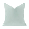 Laura Park Designs - Robin's Egg Solid Velvet Pillow: 22" x 22" Throw Pillow