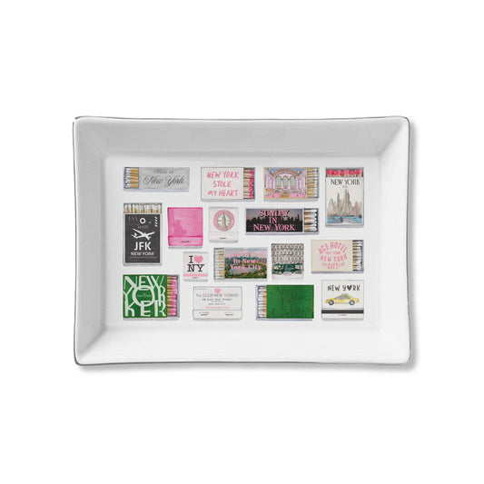 Toss Designs - Ceramic Tray - Matches NY