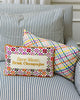 Furbish Studio - Drink Champagne Needlepoint Pillow