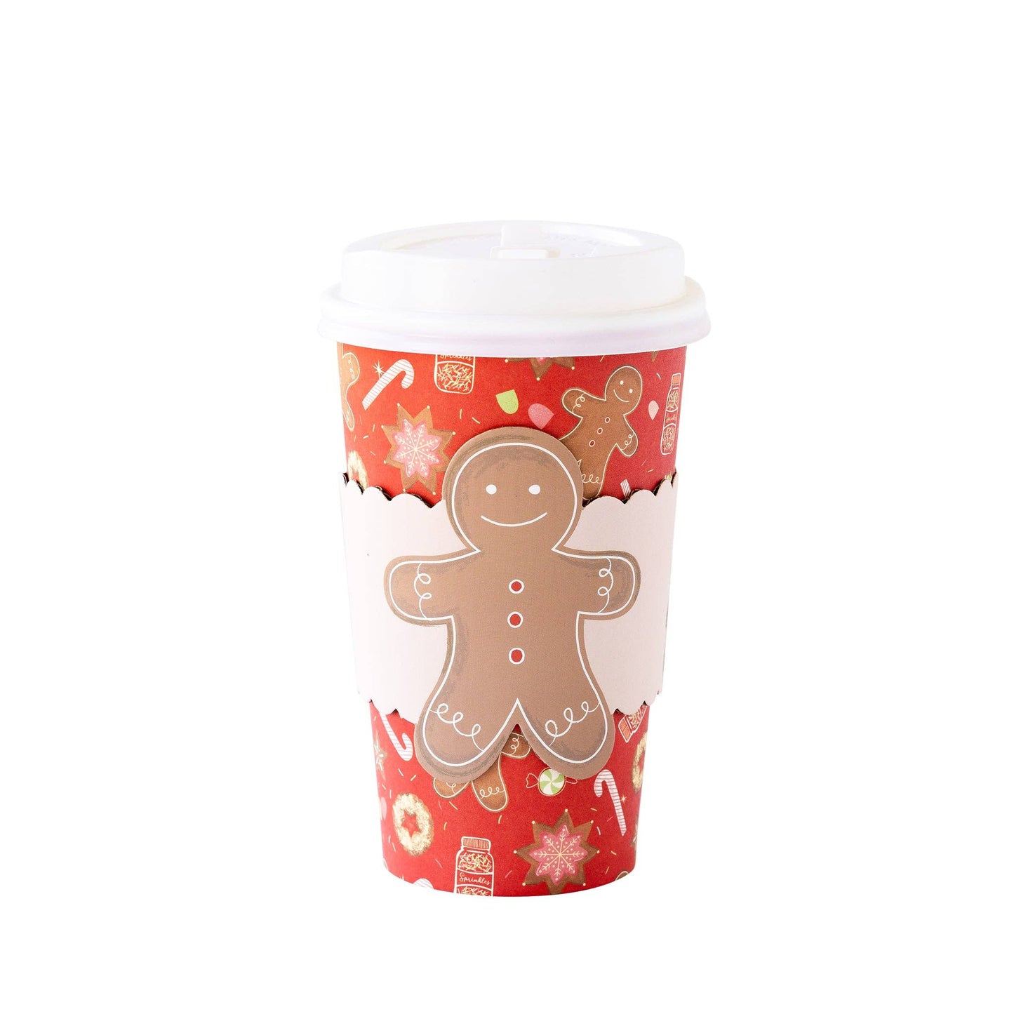My Mind’s Eye - PLTG251A - Gingerbread Man To-Go Cups 8 ct