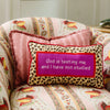 Furbish Studio - God Testing Me Needlepoint Pillow
