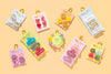 Taylor Elliott Designs - FOR FUN - Claw Hair Clip Set - Mini - Asst Pearl - 4 Pc Set
