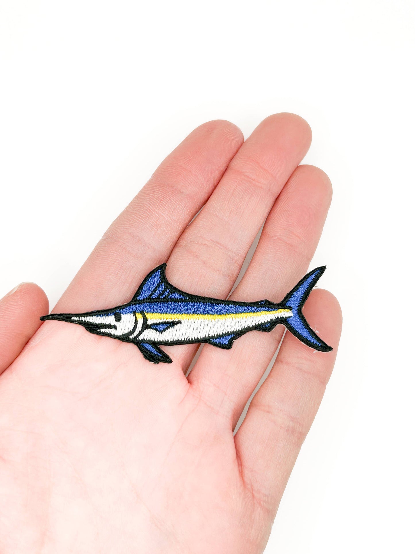 Field Trip Threads - Marlin Embroidered Patch – Swordfish Patch, Sport Fishing
