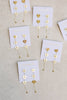 St Armands Designs of Sarasota - Gold Heart Duster Drop Earrings