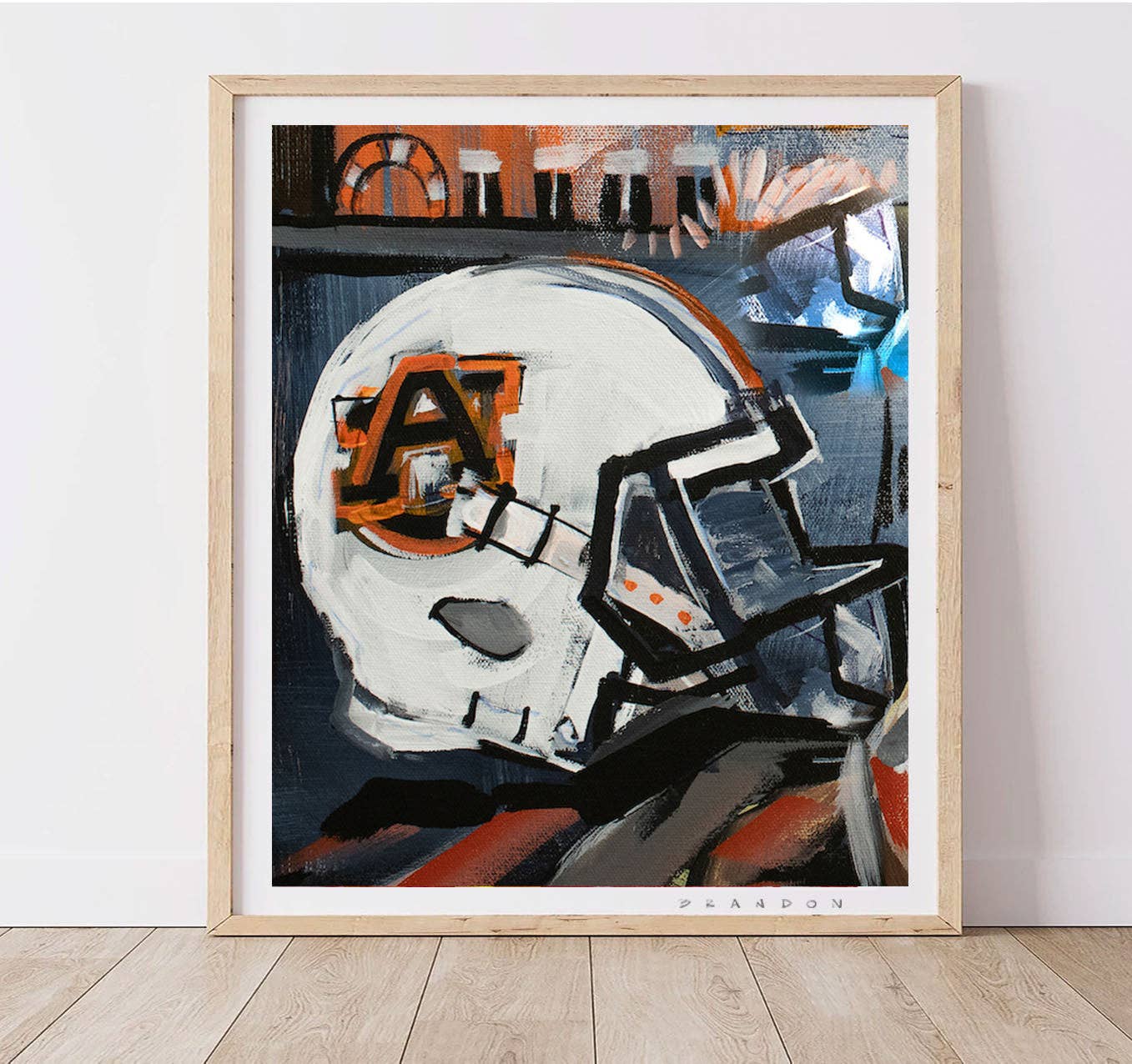 Auburn Tigers "Auburn Helmet" Print