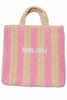 Malibu Sugar - Woven Raffia Tote Bags - 4 colors: Blue