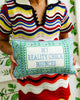 Furbish Studio - Reality Check Needlepoint Pillow
