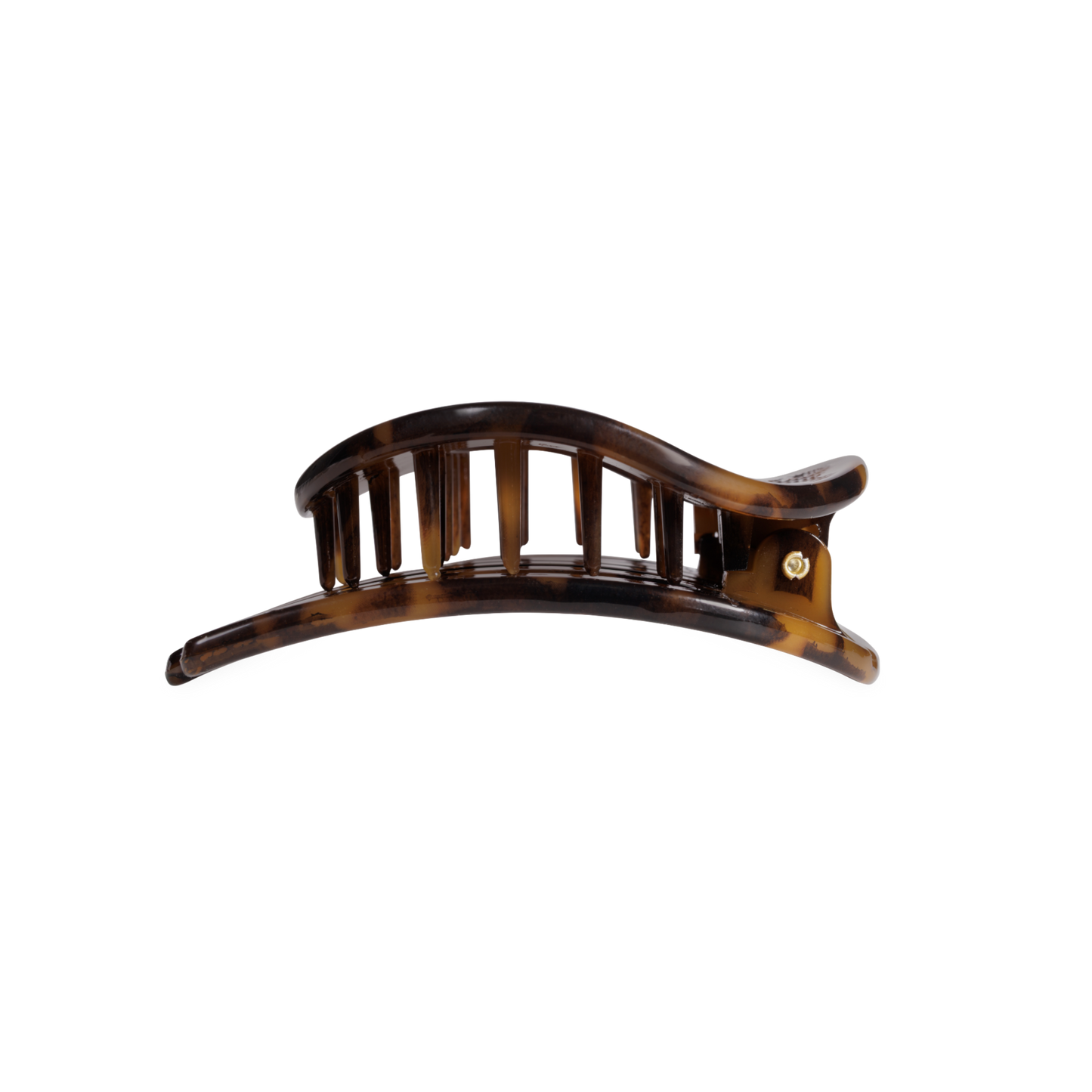 TELETIES - Tortoise | Medium | Flat Circle Hair Clip