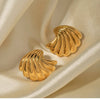 Olivia Le - Curved Sea Shell Earrings