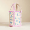 Sea Shell Starfish Pattern Tote Bag: Pink