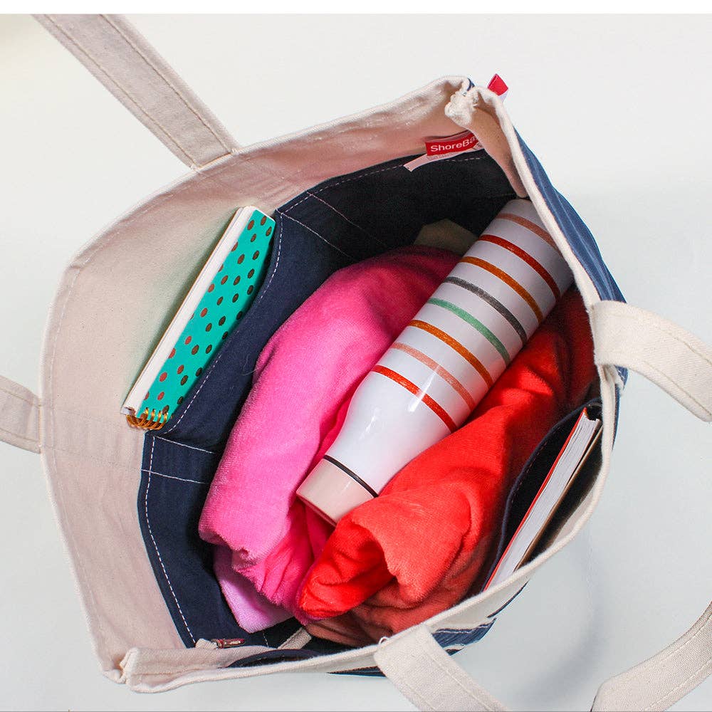 ShoreBags - ShoreBags Classic Tote Medium Private Label Customizable: Natural